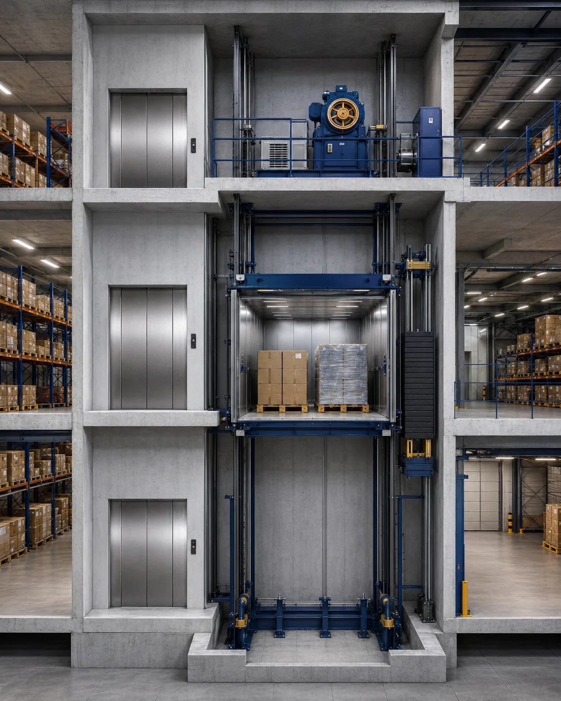 freight-elevator-system