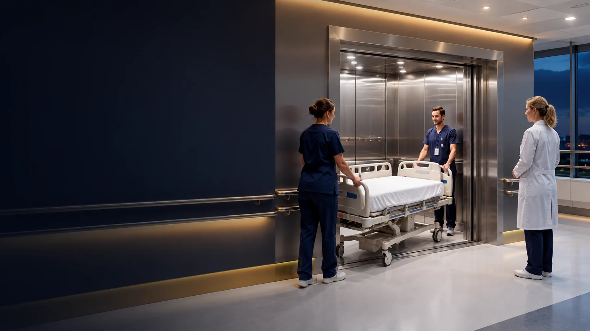 FUJI-HITECH healthcare and hospital elevator project