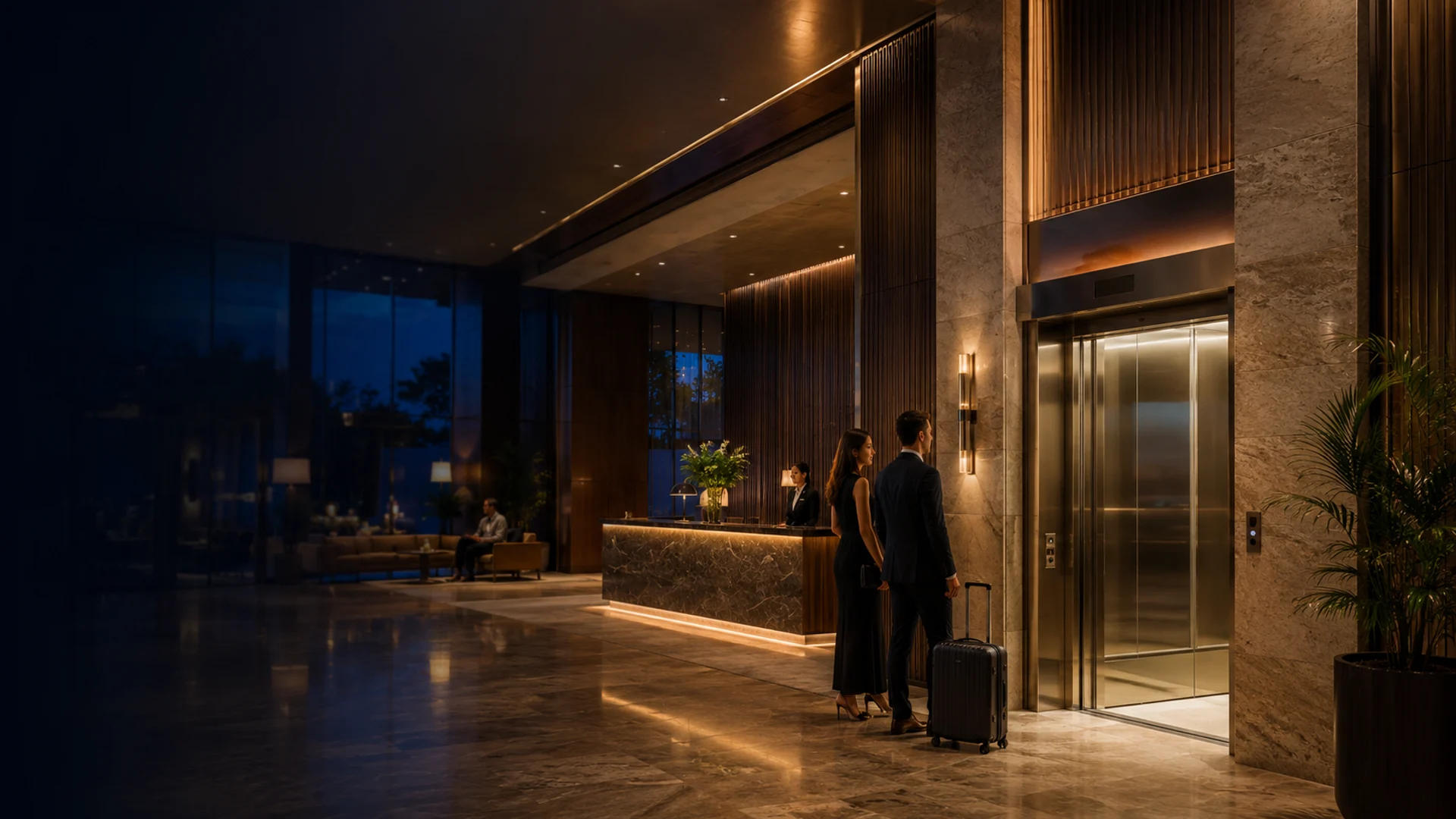 FUJI-HITECH hospitality elevator project
