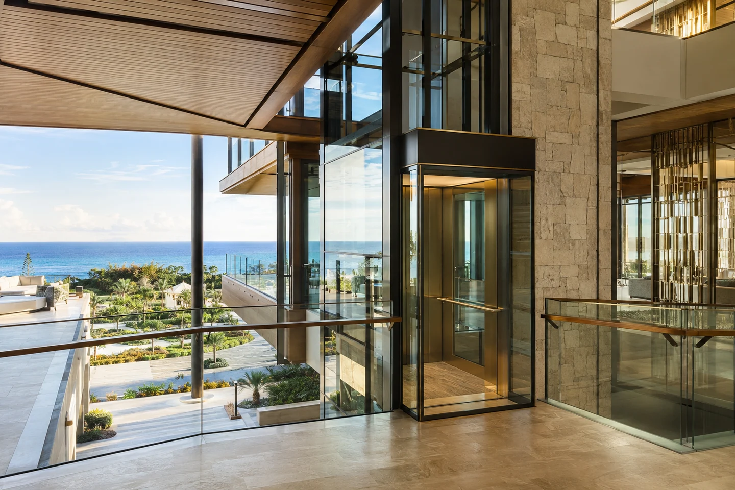 Representative resort observation elevator application