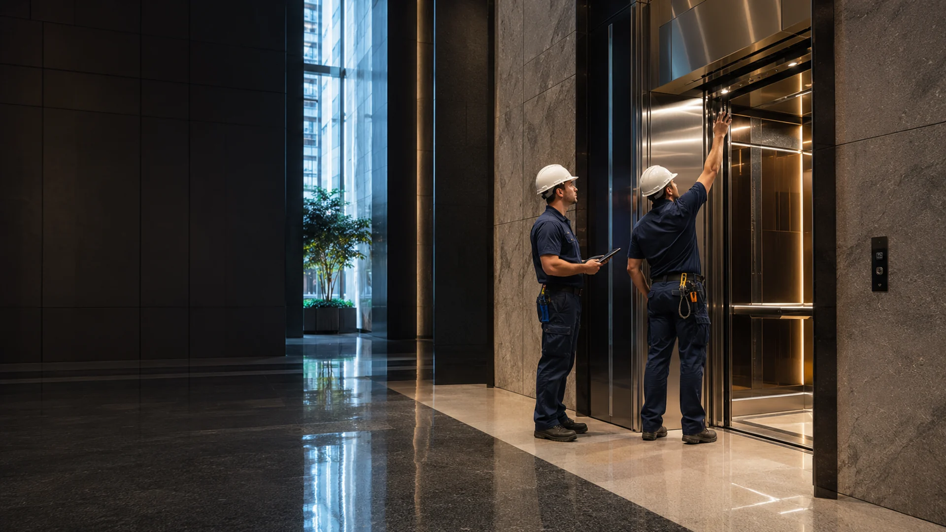 FUJI-HITECH elevator installation team in Australia