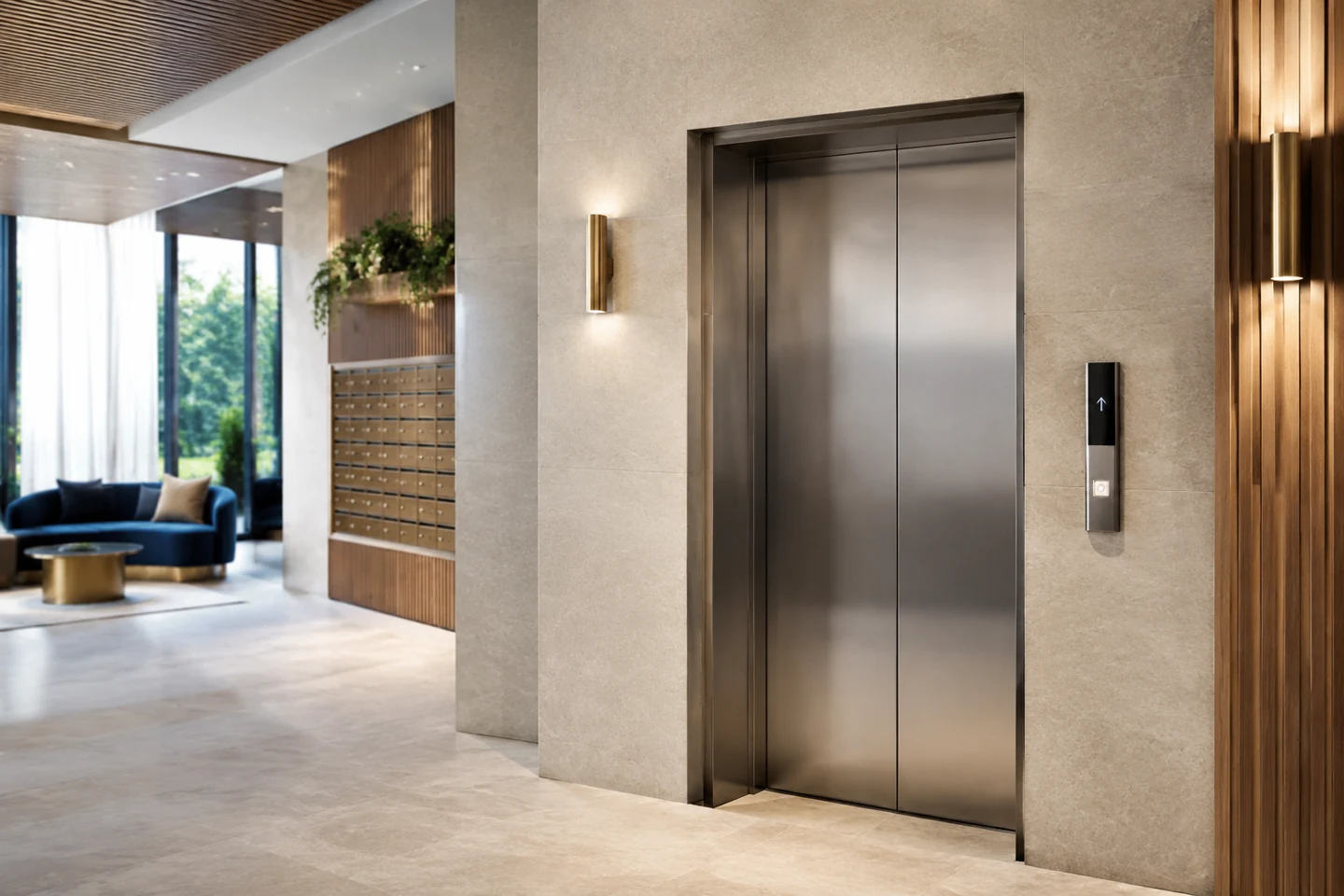 Passenger elevator application for an apartment development